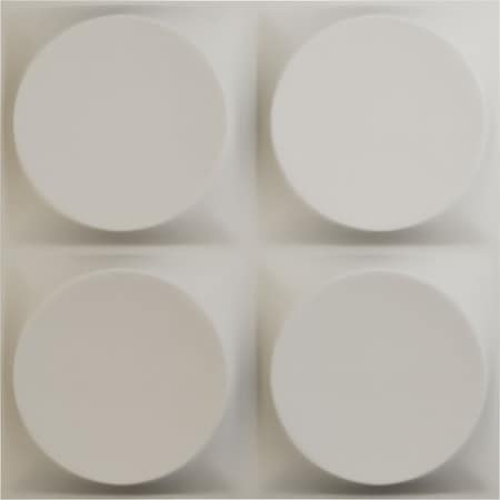 Ekena Millwork 11 7/8in. W x 11 7/8in. H Adonis EnduraWall Decorative 3D Wall Panel, Total 11.76 Sq. Ft., 12PK WP12X12ADGBW-CASE-12